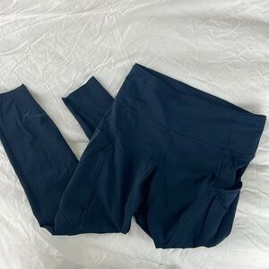NAVY LULU LEGGINGS